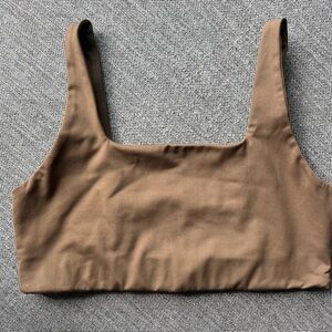 Girlfriend Collective Tan Sports Bra
